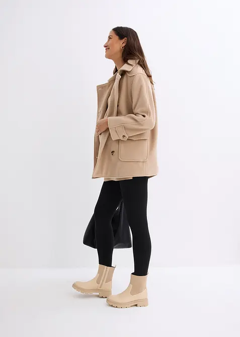 Hřejivé těhotenské termo legíny Slim Fit, bonprix