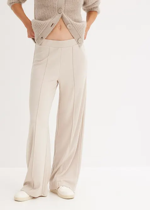 Žerzejov&eacute; kalhoty z pohodln&eacute;ho materi&aacute;lu Punto di Roma, bonprix