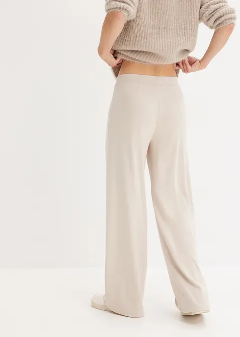 Žerzejov&eacute; kalhoty z pohodln&eacute;ho materi&aacute;lu Punto di Roma, bonprix