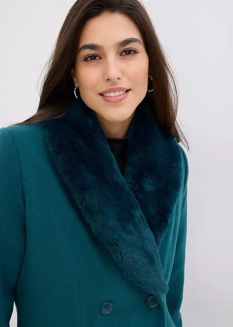 Kab&aacute;t s odn&iacute;matelnou umělou kože&scaron;inou na l&iacute;mci, bonprix