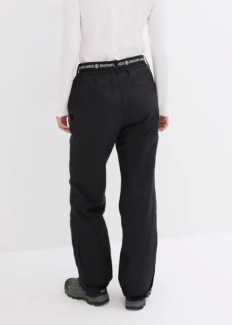 Termo lyžařské kalhoty s flísovou podšívkou, nepromokavé, bonprix