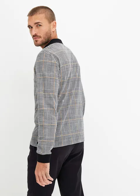 Pólo tričko z piké materiálu z organické bavlny, s dlouhým rukávem, bonprix