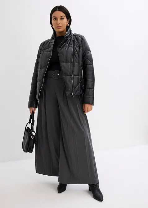 Kalhoty Marlene ze splývavé směsi s viskózou, bonprix