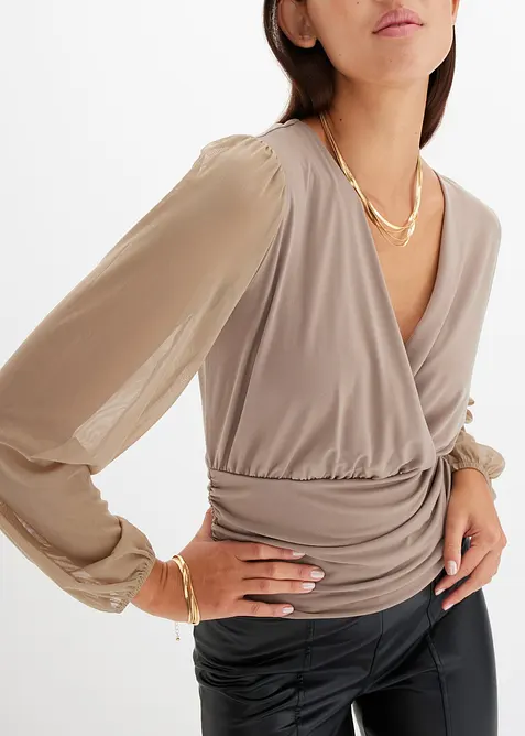 Náhrdelník choker a náramek z mosazi (2dílná souprava), bonprix