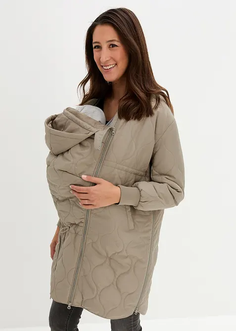 3 v 1 lehce vatovaný těhotenský a nosicí kabát, bonprix