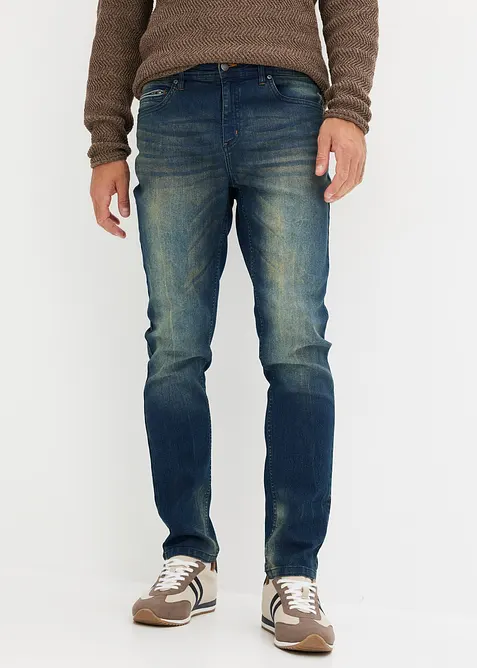 Lehké strečové džíny Slim Fit, Straight, bonprix