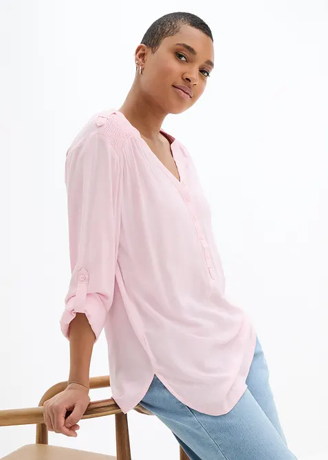 Halenkov&aacute; tunika z měkk&eacute; visk&oacute;zy, bonprix