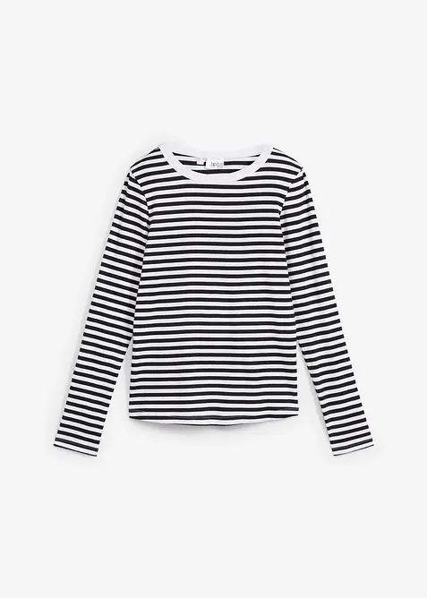 Tričko s dlouhým rukávem, čistá organická bavlna, bonprix