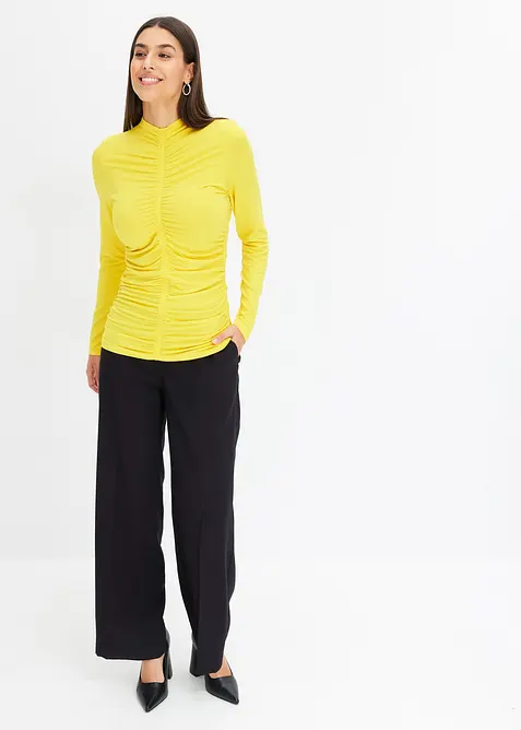 Triko s řasením, bonprix