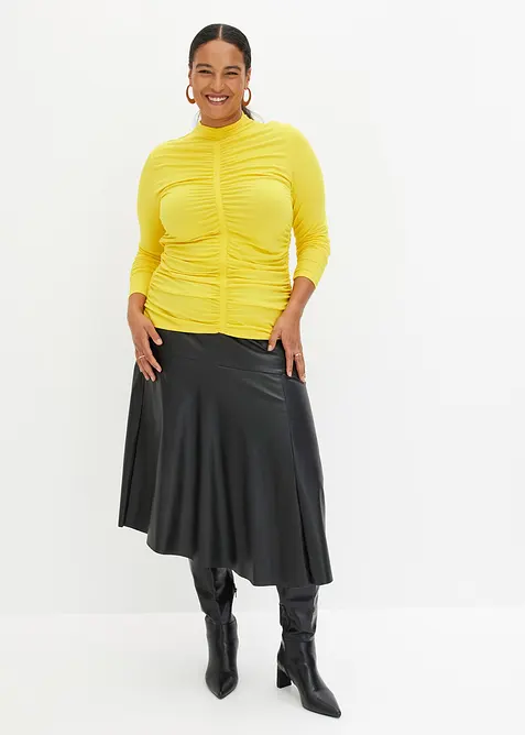 Triko s řasením, bonprix