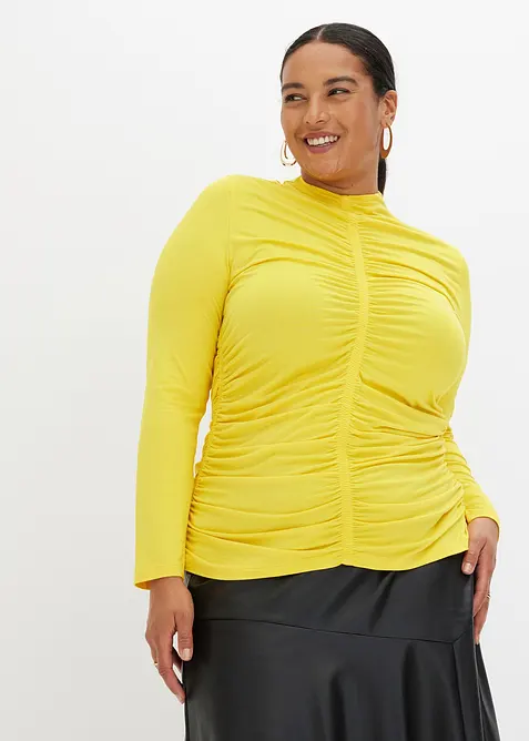 Triko s řasením, bonprix