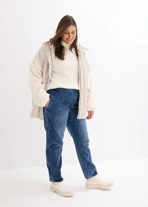 Termo džíny Boyfriend, Mid Waist, bonprix