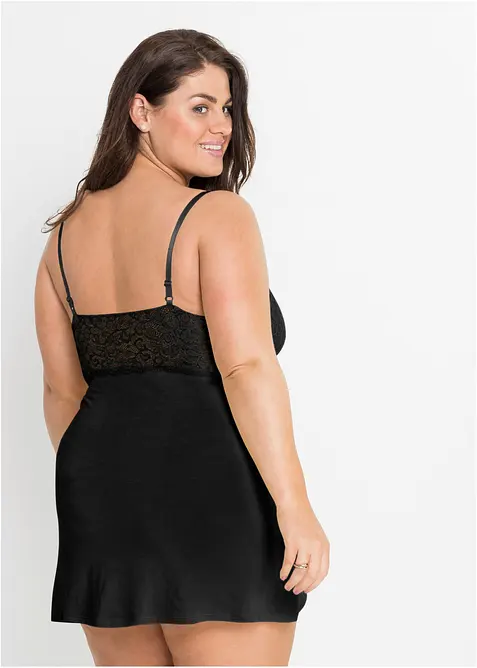 Negližé z měkké viskózové směsi, bonprix