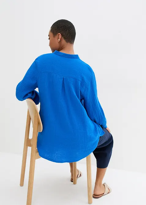 Dlouhá halenka ze vzdušného mušelínu, bonprix