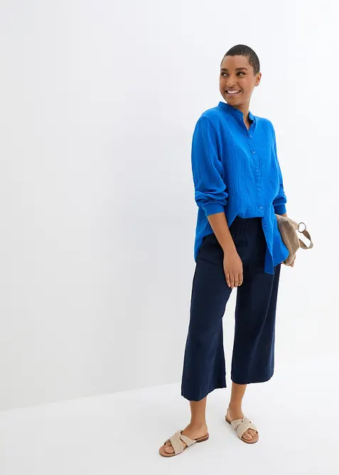 Dlouhá halenka ze vzdušného mušelínu, bonprix