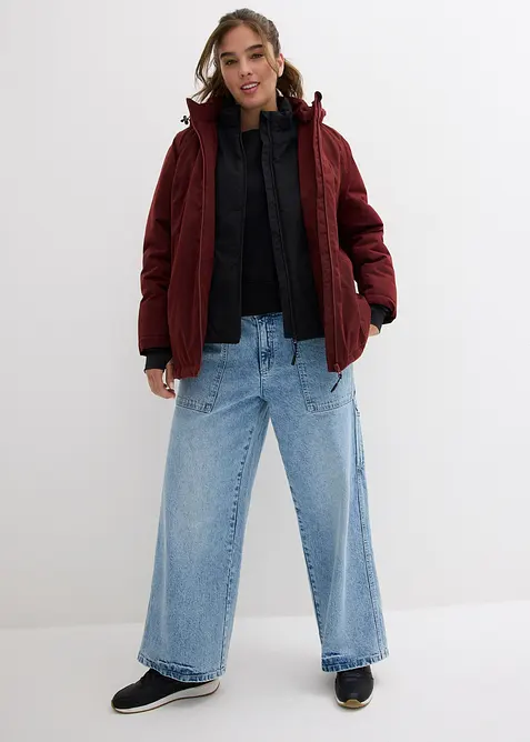 Nepromokav&aacute; funkčn&iacute; bunda se vzhledem 2 v 1, bonprix