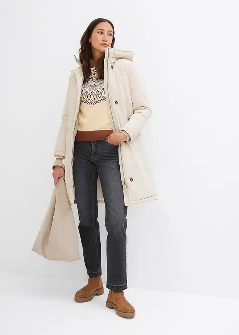 Tričko s&nbsp;dlouh&yacute;m ruk&aacute;vem, s&nbsp;čistou organickou bavlnou, bonprix