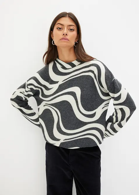 Měkk&eacute; žebrovan&eacute; triko, bonprix