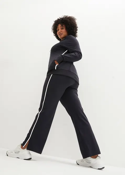 Strečová joggingová souprava z bavlny (2dílná souprava), bonprix