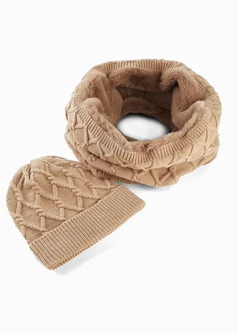 &Scaron;&aacute;la a čepice (2d&iacute;ln&aacute; souprava), bonprix