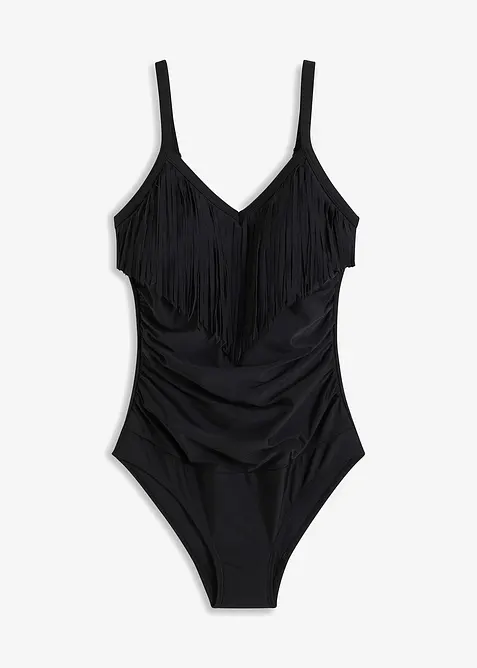 Jednod&iacute;ln&eacute; plavky z recyklovan&eacute;ho polyamidu, bonprix