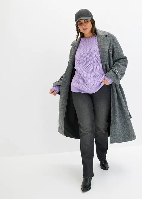 Svetr ze silněj&scaron;&iacute; pleteniny, bonprix