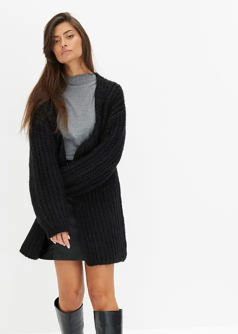 Pletený kabátek ze silnější pleteniny, bonprix