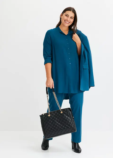 Dlouhá viskózová halenka, bonprix