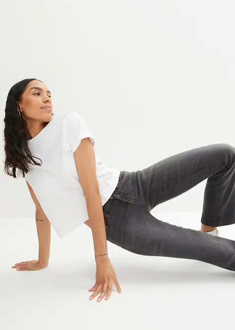 Strečové džíny Bootcut, Mid Waist, bonprix