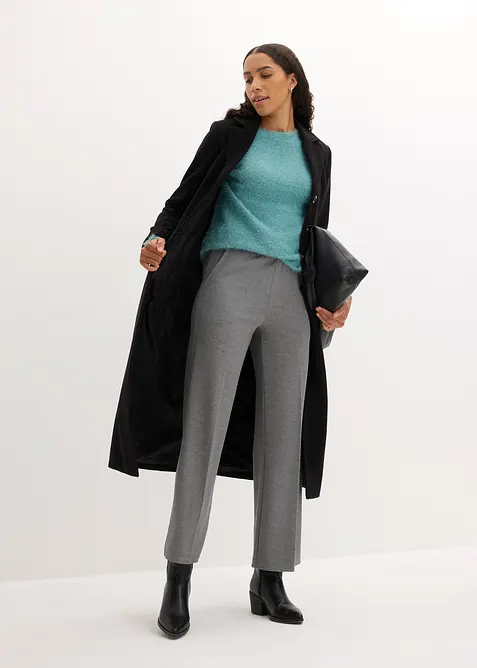 Svetr z hebce měkké peříčkové příze, bonprix