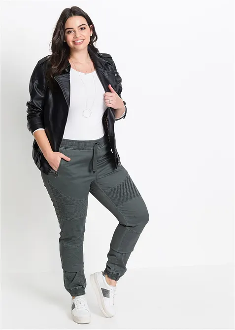 Kalhoty s motork&aacute;řsk&yacute;mi prvky, bonprix