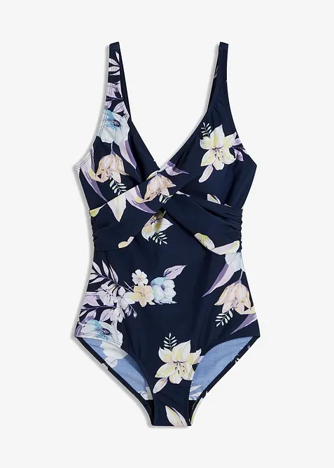 Stahovací jednodílné plavky, lehký tvarující efekt, bonprix