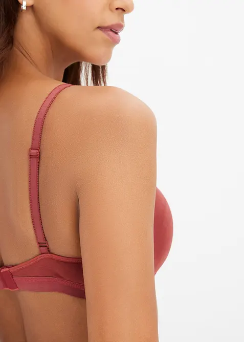 Podprsenka bez kostic, s organickou bavlnou (3 ks v balení), bonprix