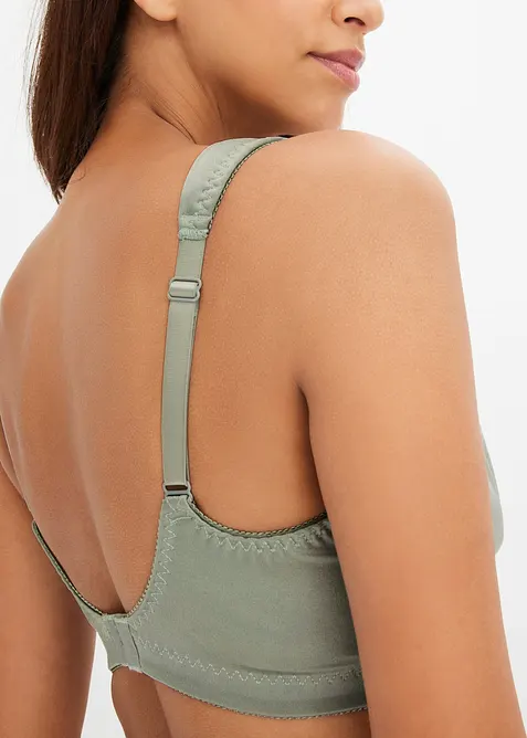 Odlehčující podprsenka bez kostic, s polstrovanými ramínky, bonprix