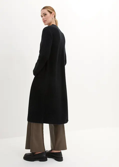 Pletený kabát s vlnou z alpaky, bonprix