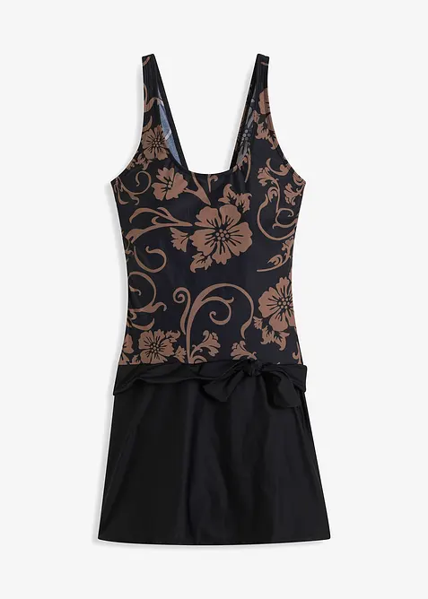 Stahovací koupací šaty, mírná tvarovací funkce, bonprix