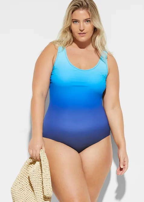 Stahovací jednodílné plavky, střední tvarující efekt, bonprix