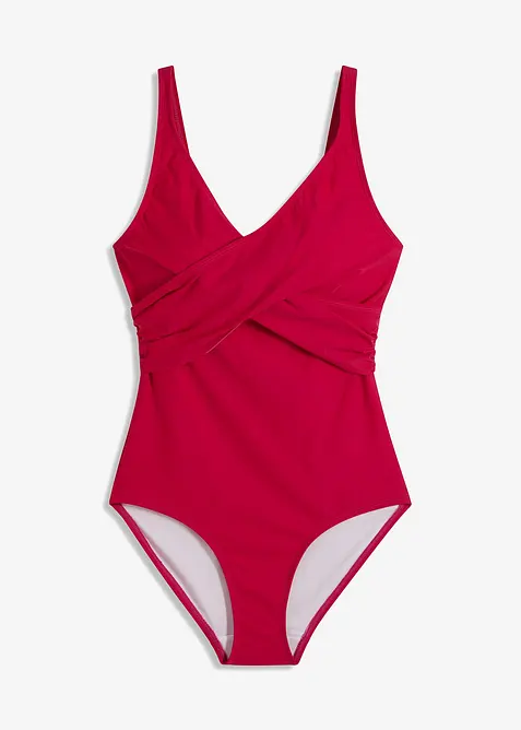 Stahovací jednodílné plavky, lehký tvarovací efekt, bonprix