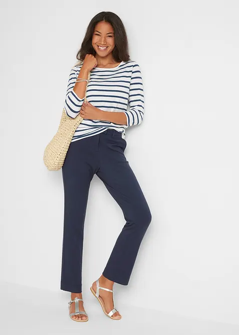 Tričko s dlouh&yacute;m ruk&aacute;vem, s čistou organickou bavlnou, bonprix