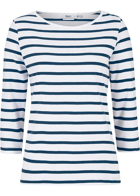 Tričko s dlouh&yacute;m ruk&aacute;vem, s čistou organickou bavlnou, bonprix