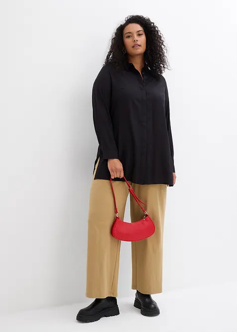 Dlouh&aacute; halenka s rozparkem, bonprix