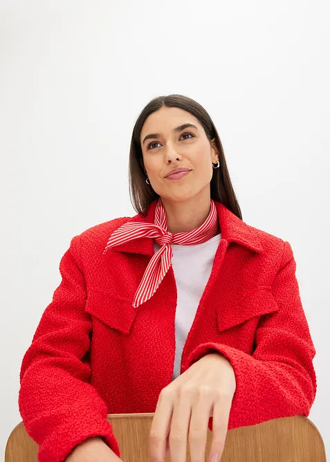 Pruhovan&yacute; &scaron;&aacute;tek z materi&aacute;lu nicky, bonprix