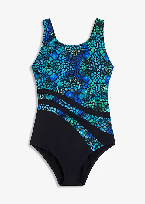 Stahovací jednodílné plavky, lehký tvarující efekt, bonprix