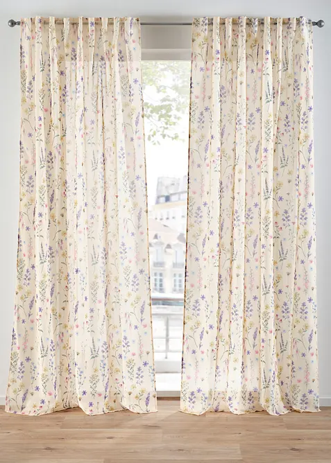 Z&aacute;clona s květinov&yacute;m potiskem (2 ks v balen&iacute;), bonprix