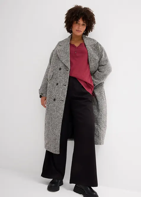 Tričko s knofl&iacute;kovou l&eacute;gou, z čist&eacute; organick&eacute; bavlny, bonprix