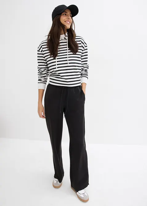 Žerzejové kalhoty z pevného interlockového materiálu, bonprix