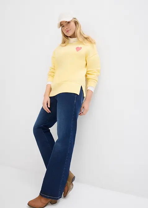 Oversize mikina z organick&eacute; bavlny, bonprix