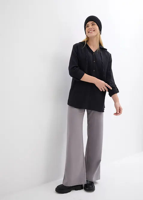 Halenka s v&aacute;začkou, ze vzdu&scaron;n&eacute;ho mu&scaron;el&iacute;nu, bonprix