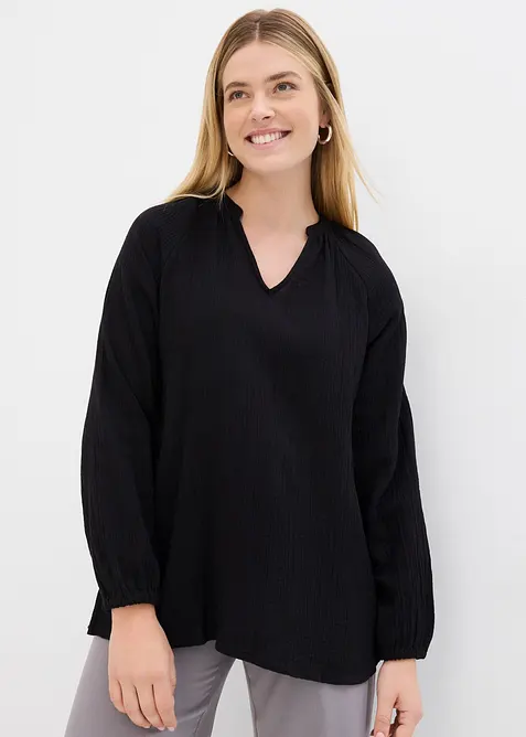 Dlouhá tunika z mušelínu, bonprix