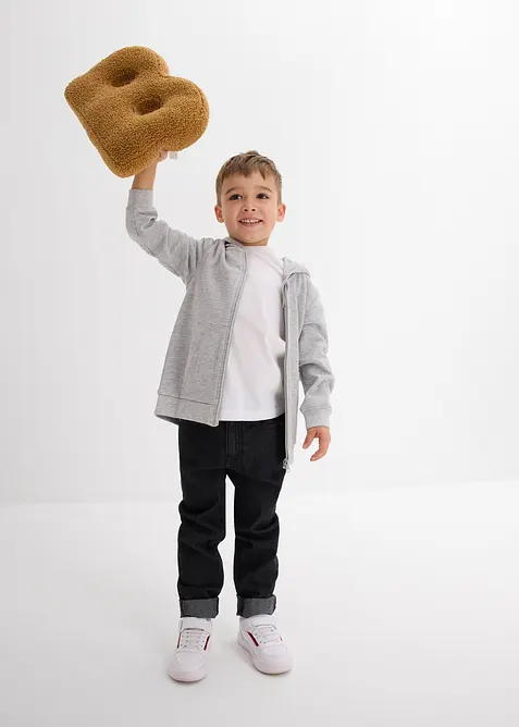 Strečové džíny Slim Fit s nastavitelným pasem, Straight, bonprix